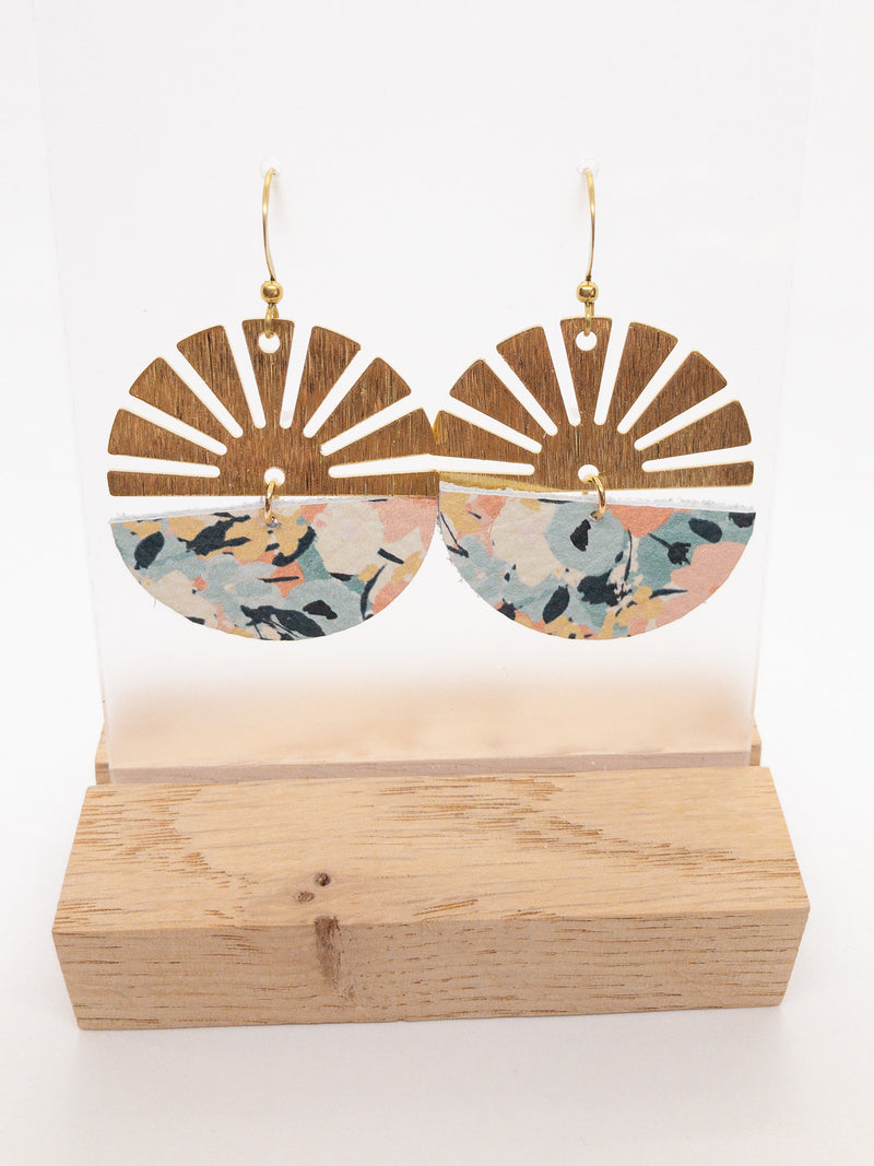 LARGE LEATHER EARRINGS | SATURDAY AFTERNOON