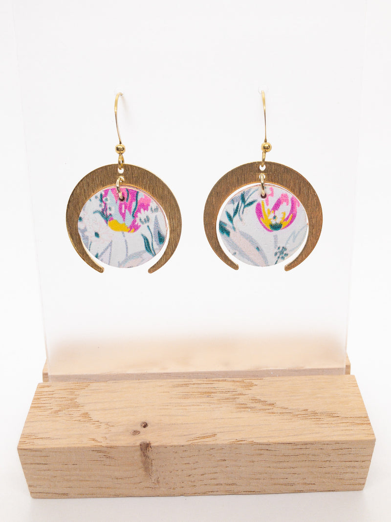 SMALL CIRCLE CORK EARRINGS | FOREVER IN PARADISE