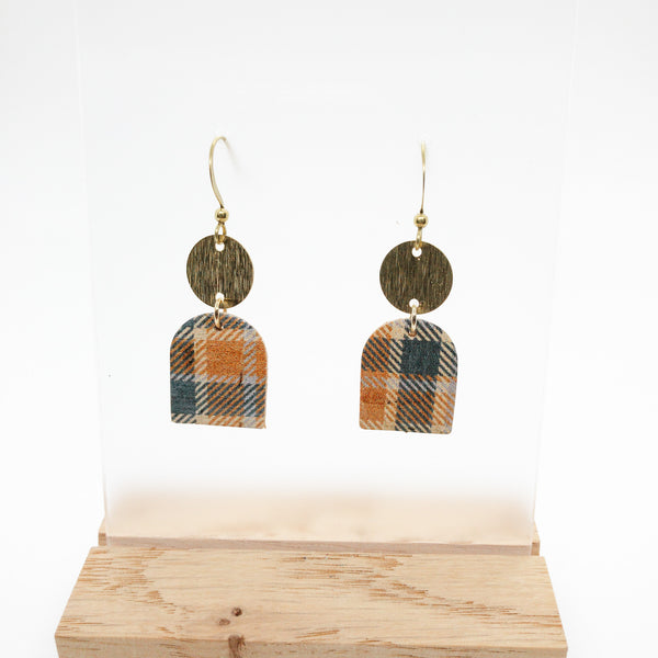 SMALL CORK EARRINGS | GRANDPA'S FLANNEL
