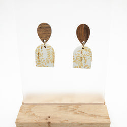 SMALL CORK EARRINGS | WHEAT FIELD